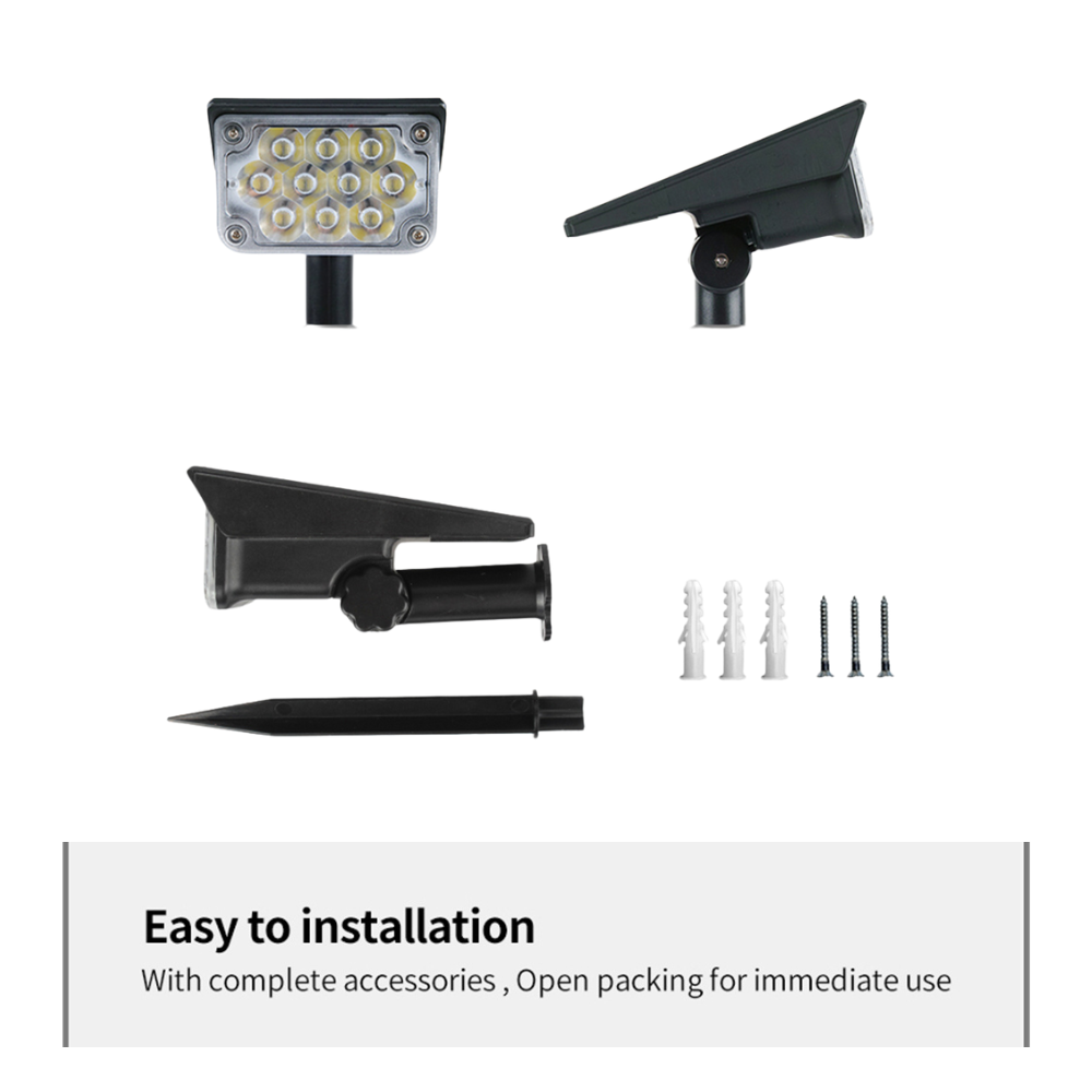 Solar LED Landscape Spotlight – Outdoor Waterproof Garden & Path Light