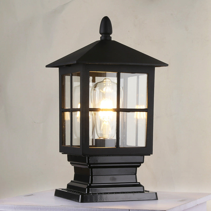 Classic Solar LED Post Lantern – Waterproof Outdoor Garden & Pathway Light