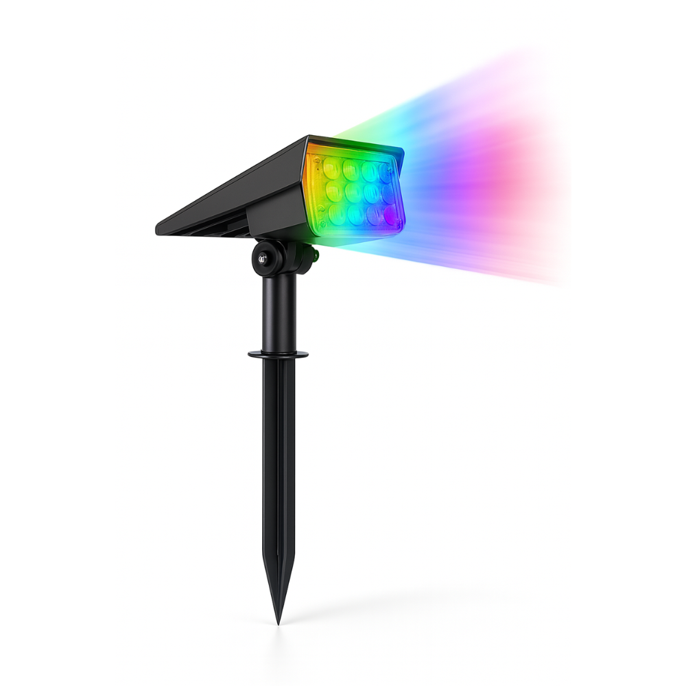 Solar LED Landscape Spotlight – Outdoor Waterproof Garden & Path Light
