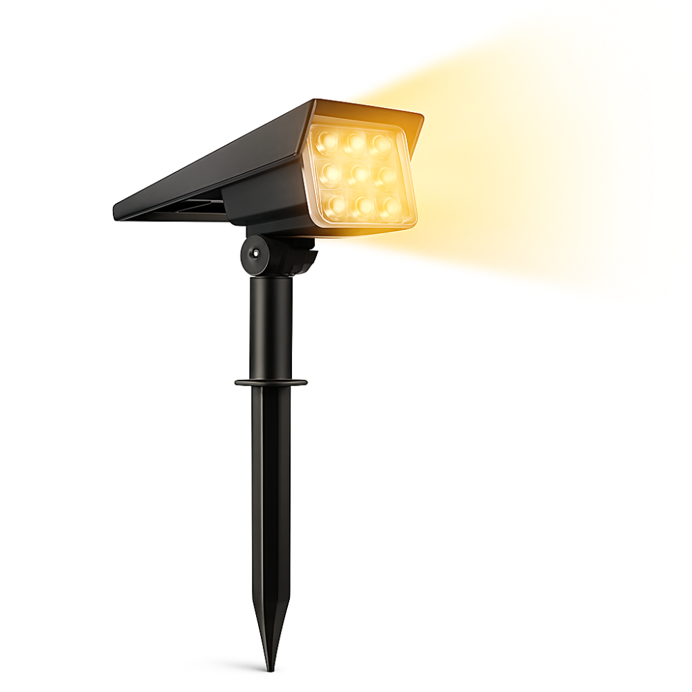 Solar LED Landscape Spotlight – Outdoor Waterproof Garden & Path Light