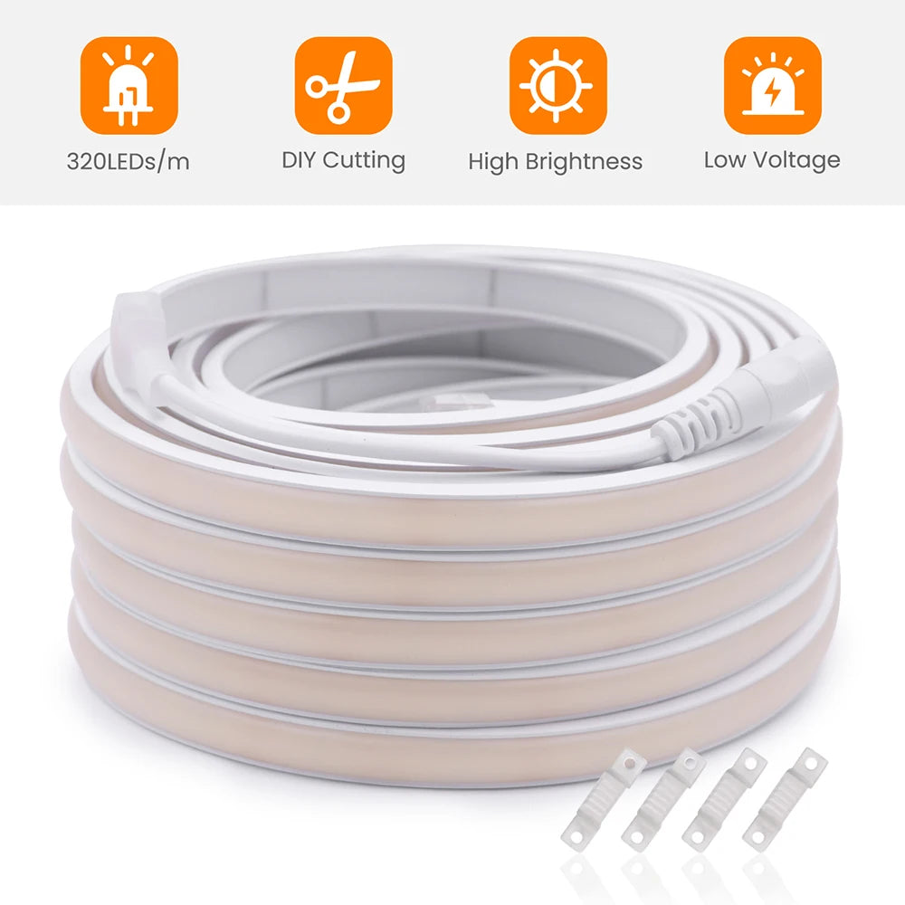 Waterproof Recessed LED Under-Tread Stair Light – Modern Flexible LED Strip Lighting