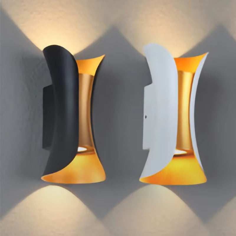 Modern Up & Down LED Outdoor Wall Light – Waterproof Exterior Sconce