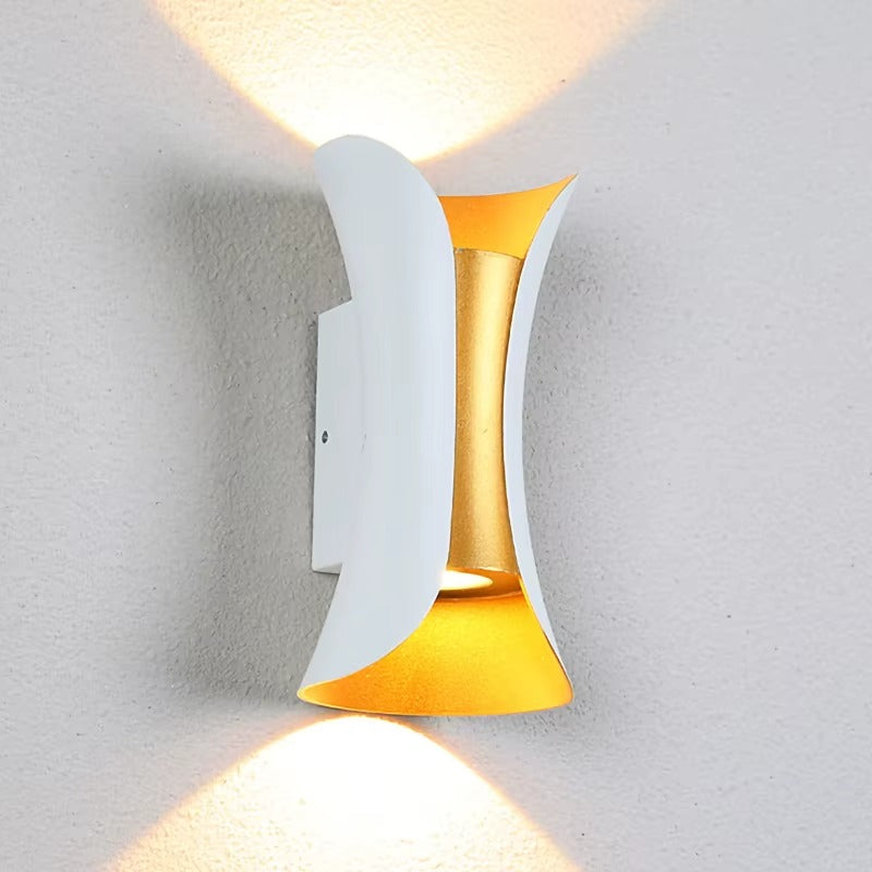 Modern Up & Down LED Outdoor Wall Light – Waterproof Exterior Sconce